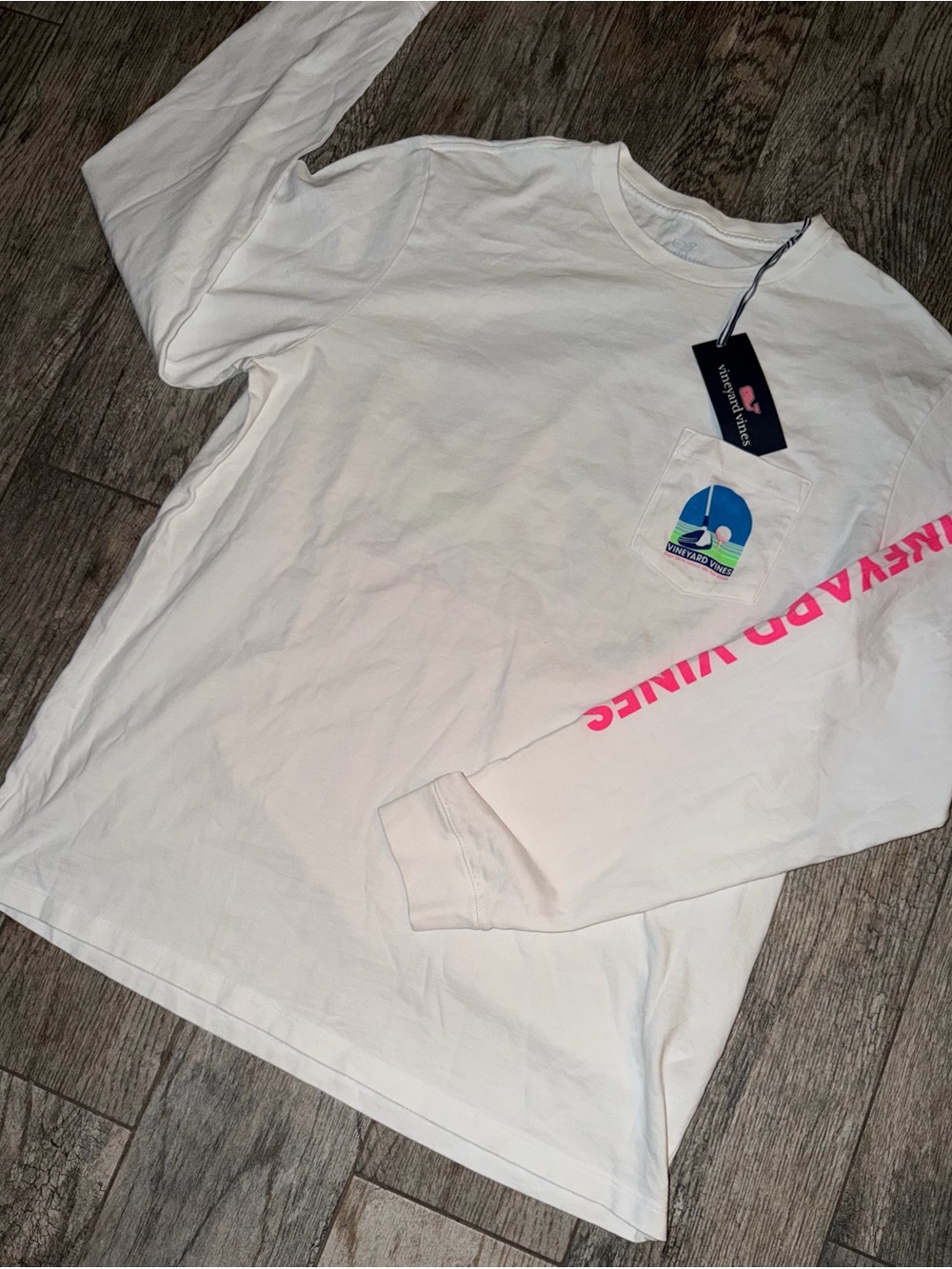 NWT Vineyard Vines Every Drive Golf Long Sleeve Tee Men’s L
